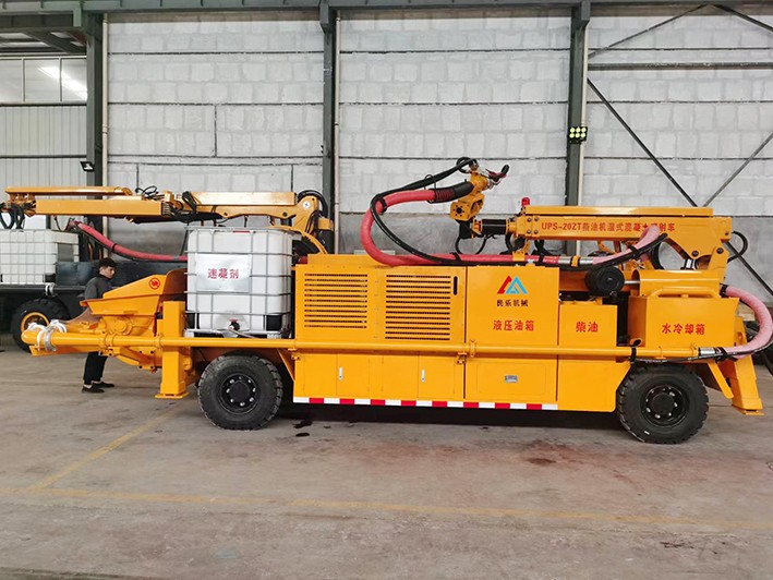 疫情防控不松懈，柴油機(jī)礦用混凝土濕式噴射車(chē)正常發(fā)貨！