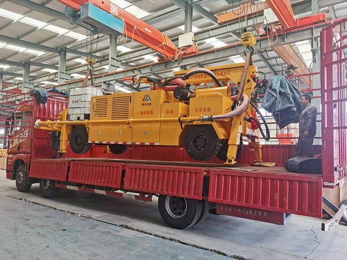 疫情防控不松懈，柴油機(jī)礦用混凝土濕式噴射車(chē)正常發(fā)貨！